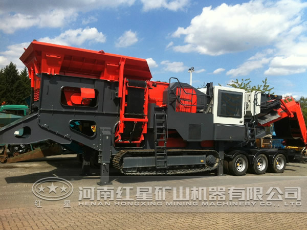 履帶式移動破碎站