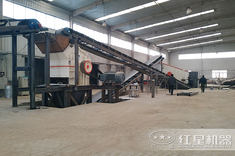 河南時產(chǎn)50噸05石子制備加工現(xiàn)場