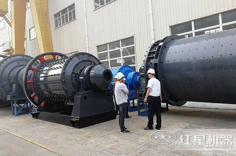 客戶來廠考察棒磨制砂機(jī)設(shè)備