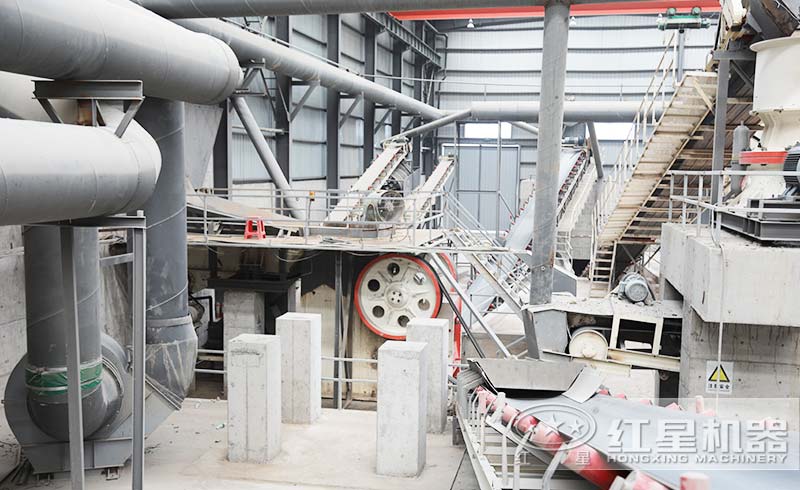 鄂破+圓錐破，江蘇客戶全封閉環(huán)保廠房