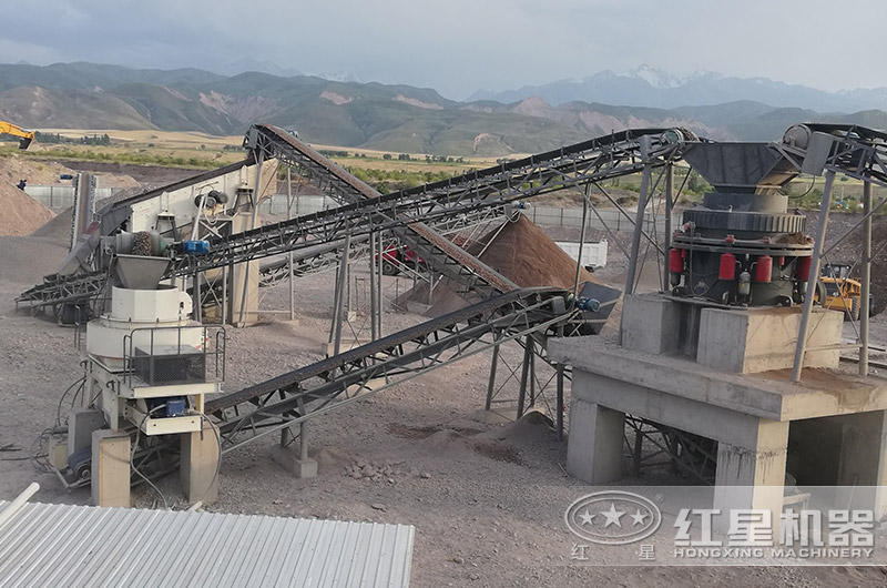 小型制砂機(jī)現(xiàn)場