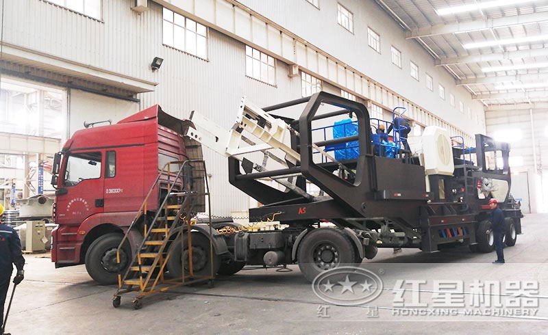 移動(dòng)破沙機(jī)發(fā)貨