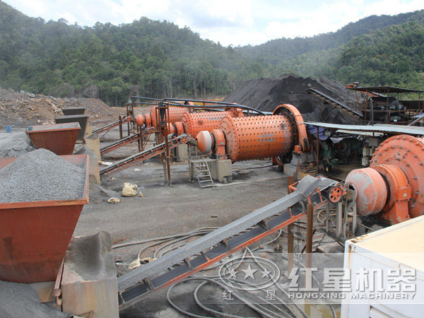 棒磨式制砂機用戶生產現(xiàn)場