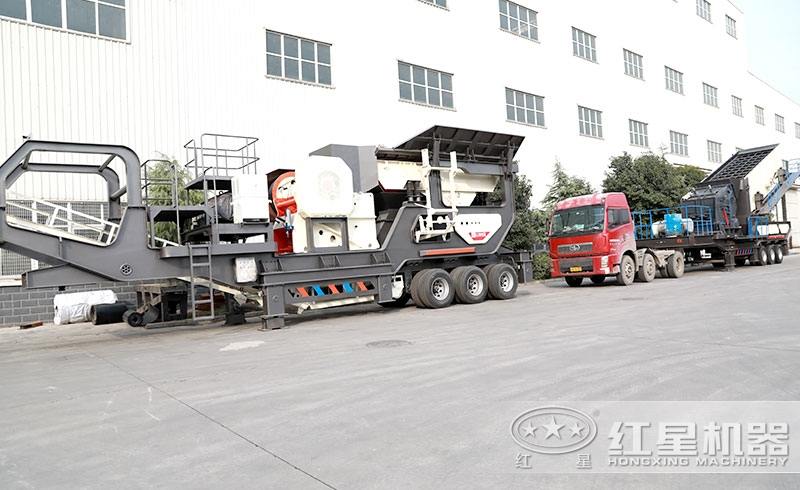 日產1000噸車載式流動碎石機