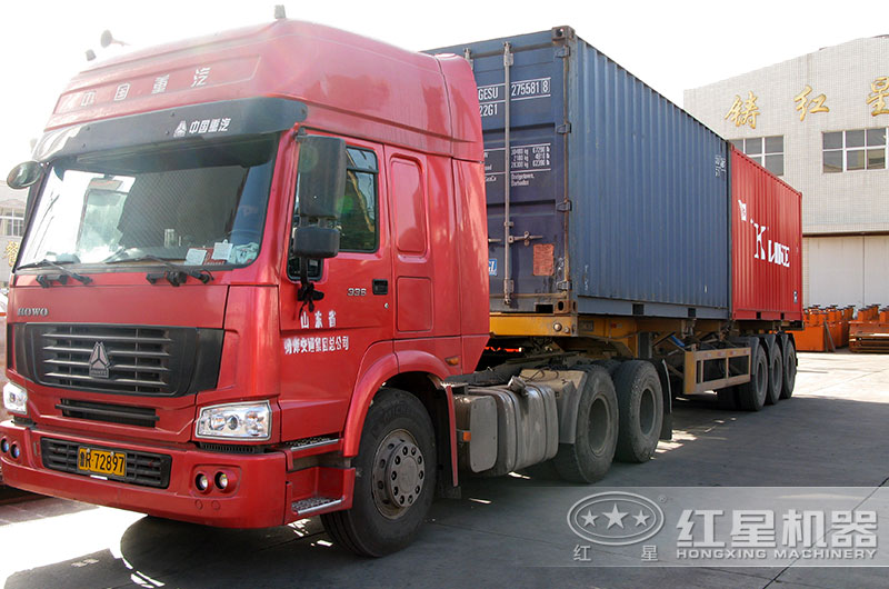 時產150噸河石破碎生產線準備發(fā)貨