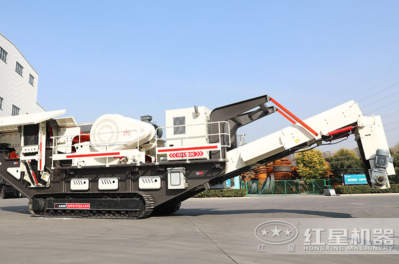 履帶式移動建筑垃圾破碎機(jī)