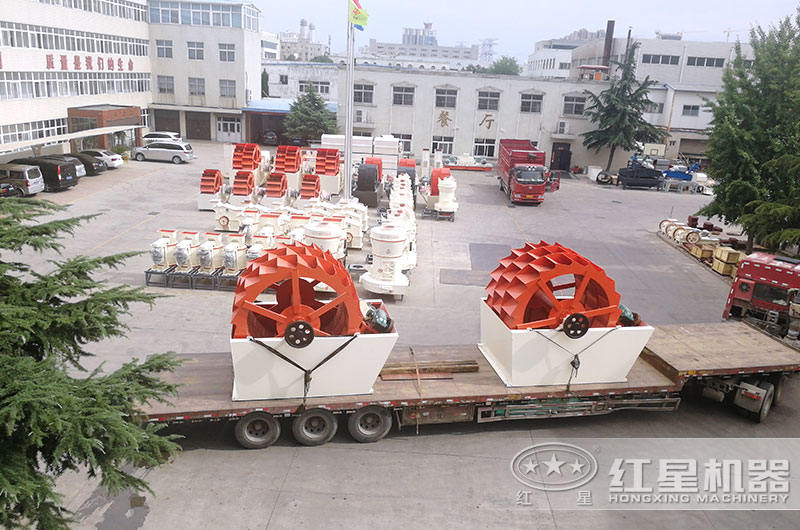 日產(chǎn)3000噸洗砂機(jī)發(fā)往河南洛陽(yáng)