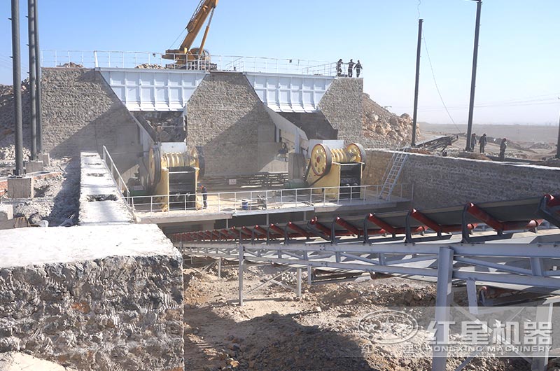 河北客戶碎石生產(chǎn)現(xiàn)場實拍圖