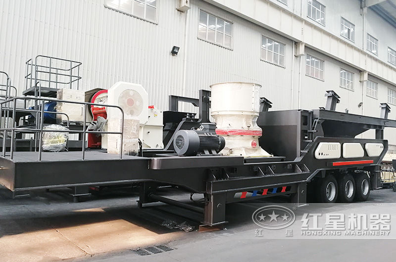 圓錐流動式石子機，針對高硬度物料