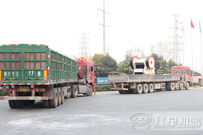 全套大型破碎石子機設備發(fā)貨