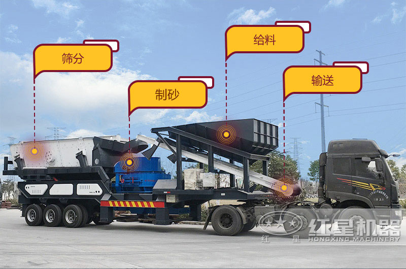 移動式建筑垃圾制砂機(jī)實拍圖