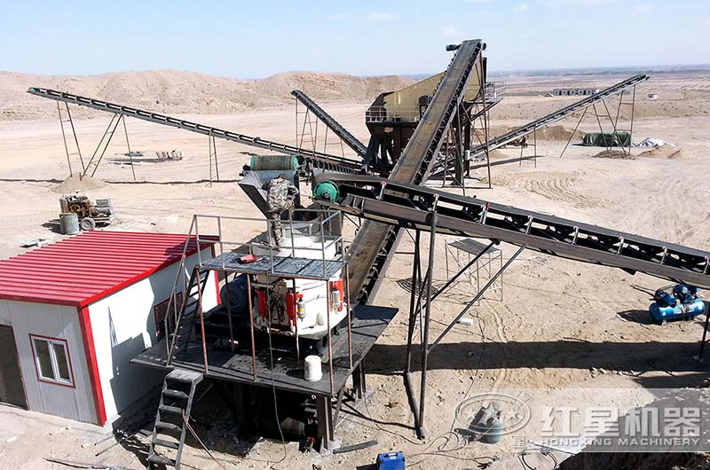 每小時100噸圓錐式破碎機(jī)生產(chǎn)現(xiàn)場圖 每小時100噸圓錐式破碎機(jī)生產(chǎn)現(xiàn)場圖