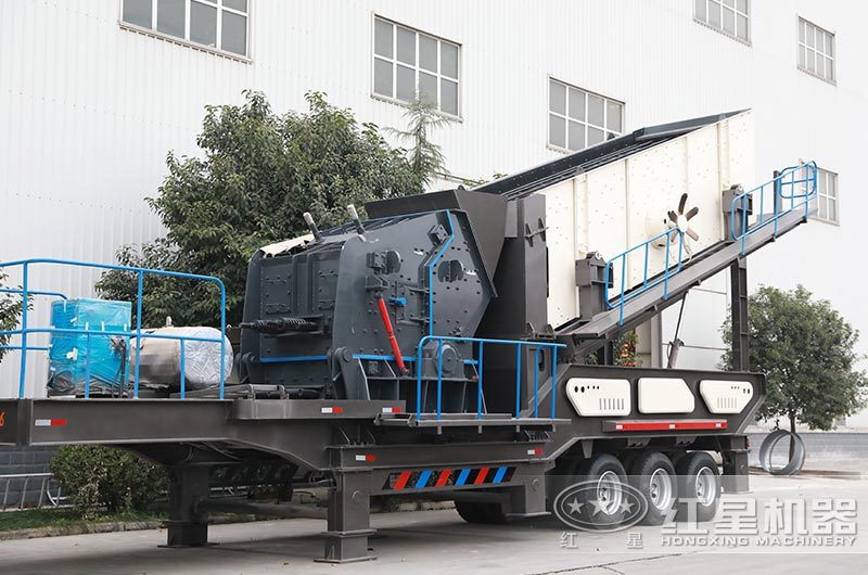 流動式砂石粉碎機圖片、反擊破