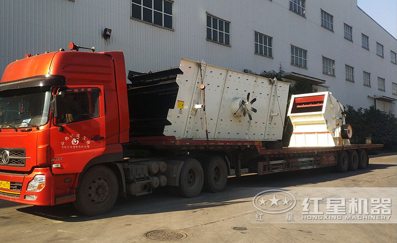 PF1010反擊式破碎機設備發(fā)貨