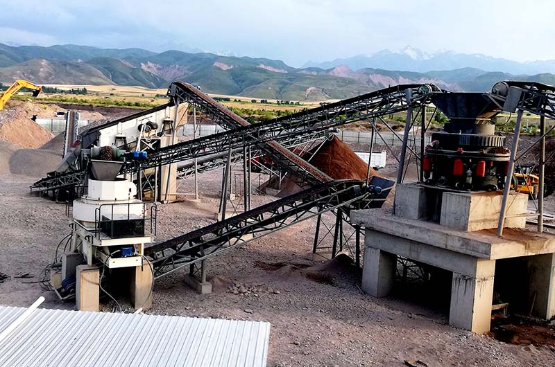 加工處理河卵石現(xiàn)場(chǎng)圖片