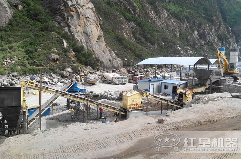 石子生產線時產200噸現場，讓您一睹風采！