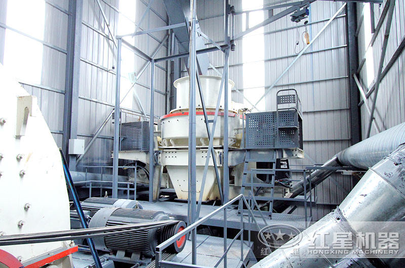 新型制砂機(jī)現(xiàn)場應(yīng)用