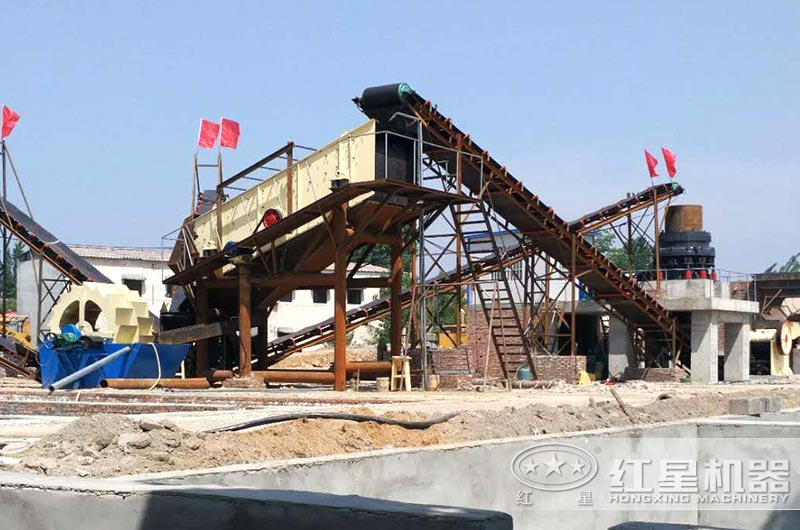 洗砂機生產現場圖