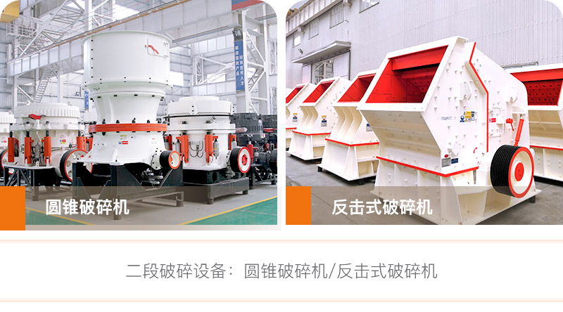 中碎設備_圓錐破碎機/反擊式破碎機