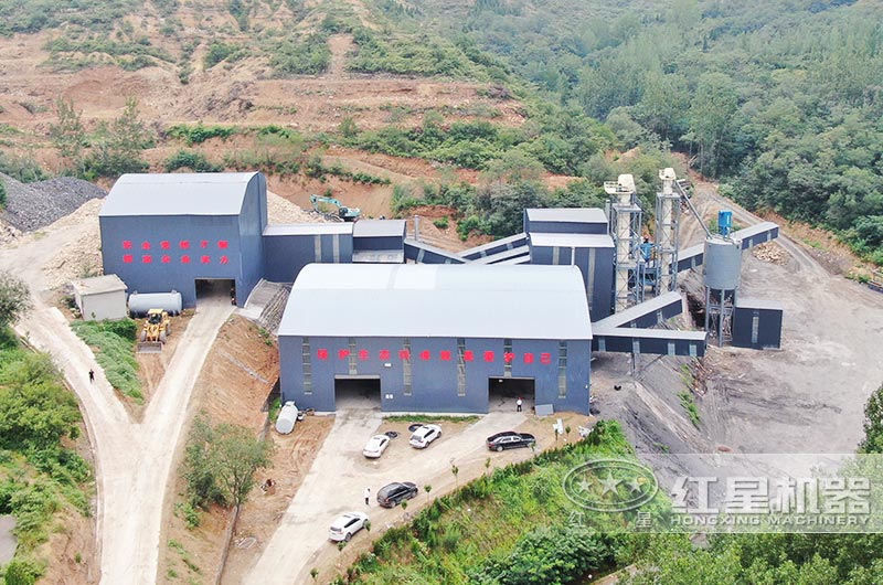 河南登封砂石廠，全封閉，更環(huán)保