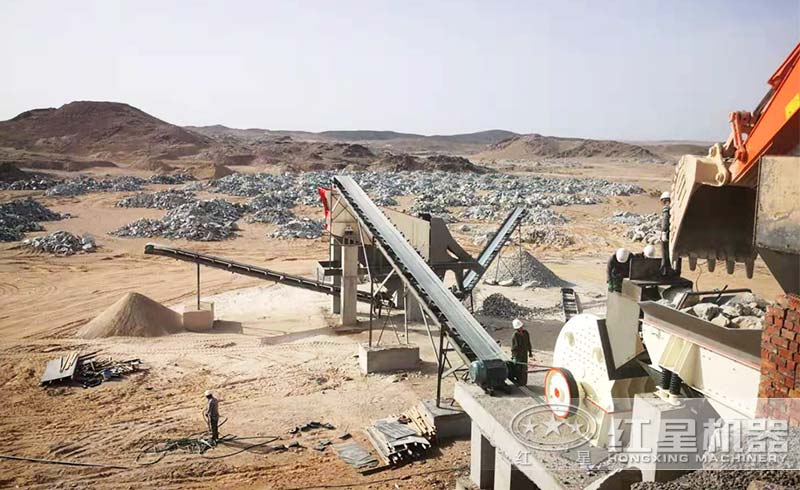 單機制砂現(xiàn)場